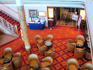 The Atrium. Deck 7. Norwegian Jewel Cruise Ship. Travel, Tours Photos, Pictures, Information, & Reviews.