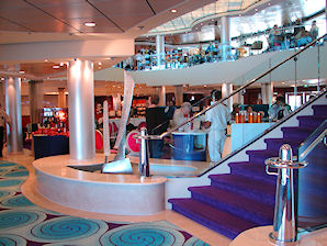 The Atrium. Deck 7. Norwegian Jewel Cruise Ship. Travel, Tours Photos, Pictures, Information, & Reviews.