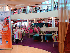 The Atrium. Deck 7. Norwegian Jewel Cruise Ship. Travel, Tours Photos, Pictures, Information, & Reviews.