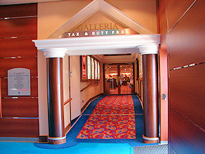 Galleria Shops. Deck 7. Norwegian Jewel Cruise Ship. Travel, Tours Photos, Pictures, Information, & Reviews.
