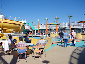 Sapphire Pool. Norwegian Jewel Cruise Ship. Travel, Tours Photos, Pictures, Information, & Reviews.