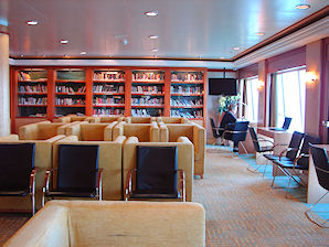 Library. Norwegian Jewel Cruise Ship. Travel, Tours Photos, Pictures, Information, & Reviews.