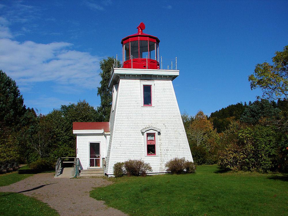 Saint Martins Lighthouse. New Brunswick, Canada. Travel, Tours Photos, Pictures, Information, & Reviews.