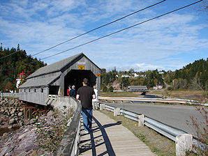 Saint Martins Lighthouse & Two Bridges In Same View. Saint John, & The Bay Of Fundy. Travel, Tours Photos, Pictures, Information, & Reviews.