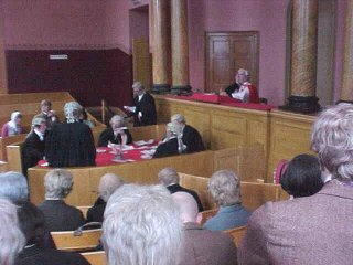 Inveraray Jail, Court In Session. Steve Edwards In Scotland The UK. Travel & Tour Pictures, Photos, Images, Information & Reviews.