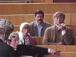 Inveraray Jail, Court In Session. Steve Edwards In Scotland The UK. Travel & Tour Pictures, Photos, Images, Information & Reviews.