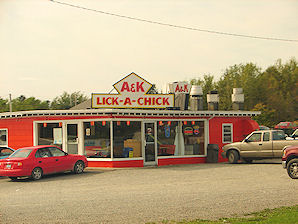 A & K Lick-A-Chick Restaurant Sydney, Nova Scotia. Travel, Tours Photos, Pictures, Images, Information, & Reviews.