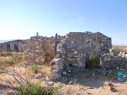 Old Barn, Was Partially Destroyed. The McDonald Ranch House. Trinity Atomic Bomb Site. White Sands Missile Range. New Mexico. Hikes, Travels, & Tours. Photos, Pictures, Images,& Reviews.
