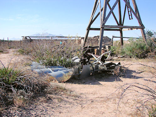Windmill Sails Fan Collapsed A Few Years Ago The McDonald Ranch House. Trinity Atomic Bomb Site. White Sands Missile Range. New Mexico. Hikes, Travels, & Tours. Photos, Pictures, Images,& Reviews.