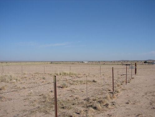 At TheTrinity Atomic Bomb Ground Zero Site!  Trinity Atomic Bomb Site. White Sands Missile Range. New Mexico. Hikes, Travels, & Tours. Photos, Pictures, Images,& Reviews.