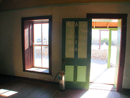 Plutonium Room - Old Master Bedroom Of The McDonald Ranch House. Trinity Atomic Bomb Site. White Sands Missile Range. New Mexico. Hikes, Travels, & Tours. Photos, Pictures, Images,& Reviews.
