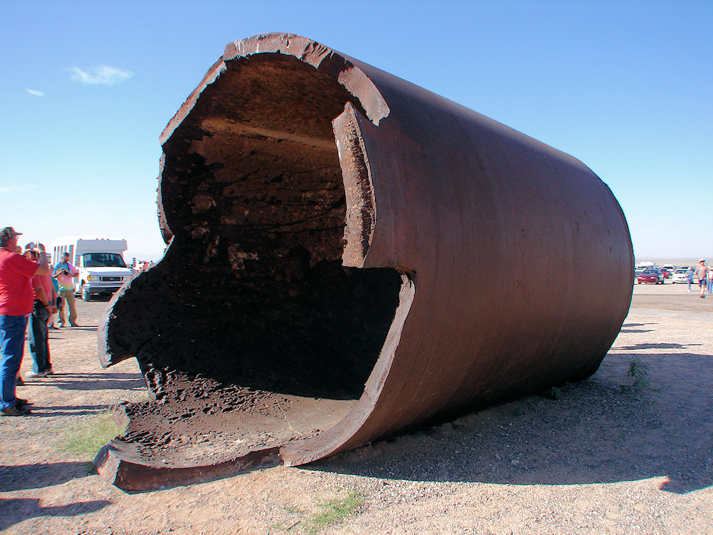 'Jumbo' At TheTrinity Atomic Bomb Site!  White Sands Missile Range. New Mexico. Hikes, Travels, & Tours. Photos, Pictures, Images,& Reviews.