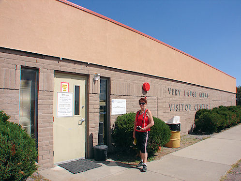 Eve DeLange At Visitor Center. Very Large Array NRAO. New Mexico. Hikes, Travels, & Tours. Photos, Pictures, Images,& Reviews.