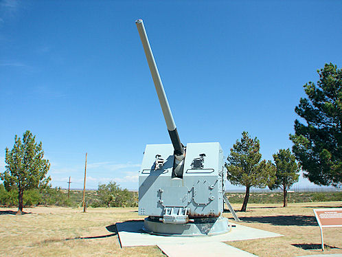 MK 39 5 inch 54 Gun. White Sands Missile Range Museum Park. White Sands, New Mexico. Hikes, Travels, & Tours. Photos, Pictures, Images,& Reviews.