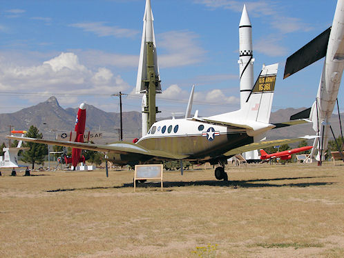 VC-6A Airplane. White Sands Missile Range Museum Park. White Sands, New Mexico. Hikes, Travels, & Tours. Photos, Pictures, Images, & Reviews.