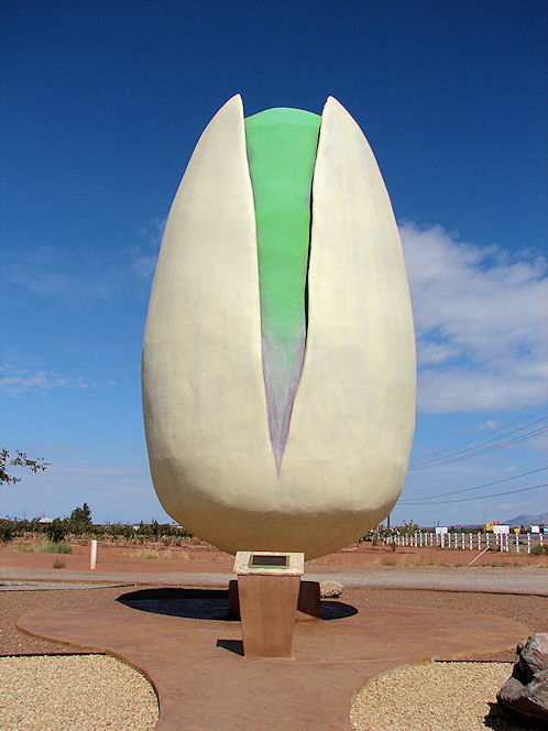 Worlds Largest Pistachio. Alamogordo, New Mexico. Hikes, Travels, & Tours. Photos, Pictures, Images, & Reviews.